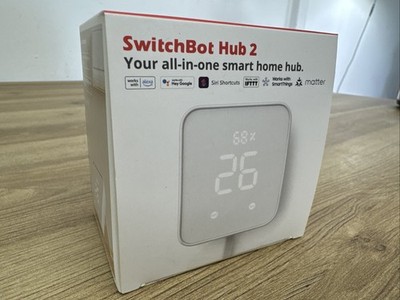 SwitchBot Hub 2 White Remote Control WiFi Thermometer Hygrometer New Sealed Box
