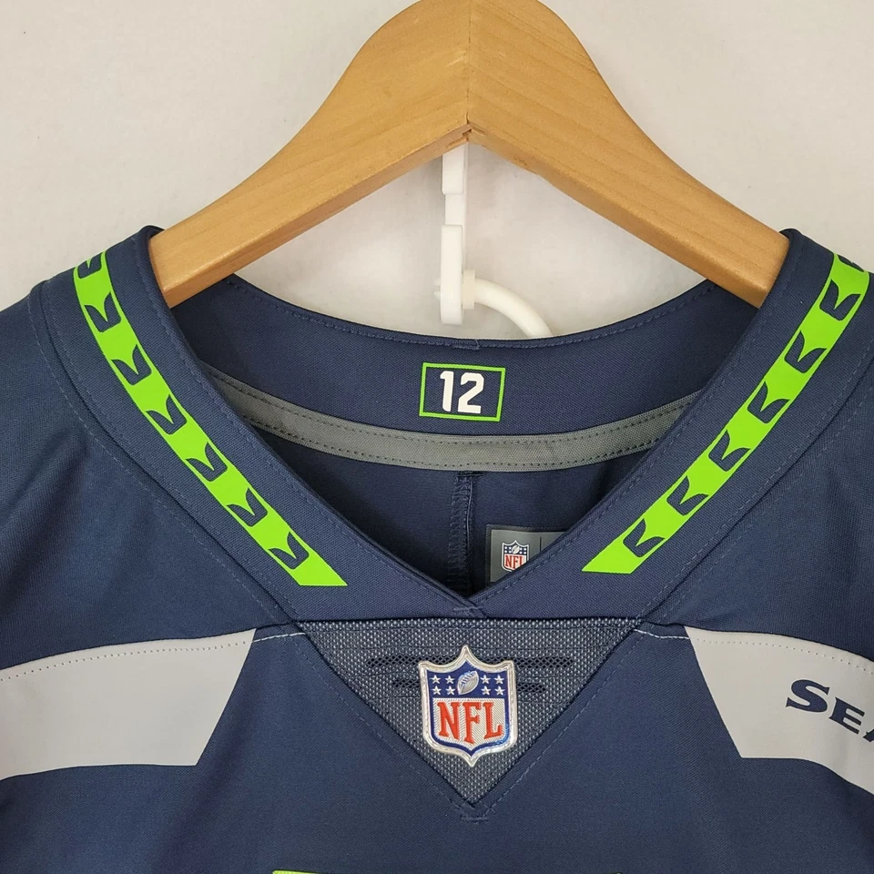 Camiseta deportiva para hombre Nike On Field Dri-Fit Seattle Seahawks Russell Wilson #3 XXL nueva con etiquetas Foto 3 de 4
