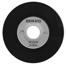 NORTHERN SOUL 45  FABULONS THIS IS THE END ON BENSON-RITCO  VG++  ORIGINAL 1ST