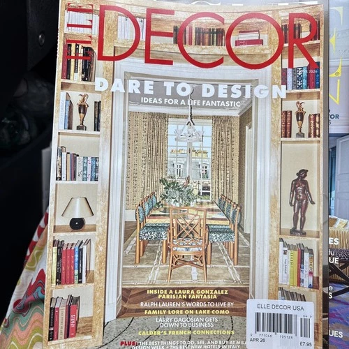 BRAND NEW Elle Decor Magazine April 2026 Dare to Design USA
