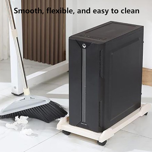 Computer Tower Stand Mobile CPU Stand Gaming PC Case With 4Caster Wheels Most PC - Afbeelding 12 van 19