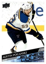 2020-21 Upper Deck Series 2 #460 Austin Poganski Young Guns FRENCH