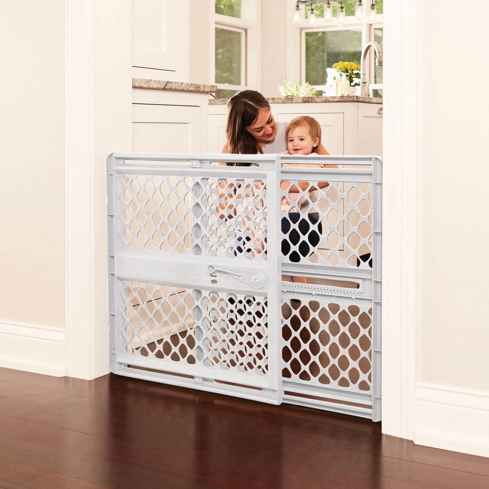 26"-42" Supergate Explorer Baby Safety Gate Gray Plastic Safety Gates for Stairs
Opens in a new wind