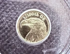 Gold 1/100 Oz American Bald Eagle Round In Capsule .9999 Fine Proof-Like