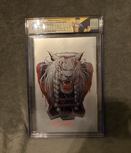 Invincible Universe: Battle Beast #1 CGC 9.8 Signature Series Foil Signed Ottley
