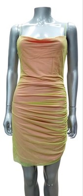 NWT Gauge81 Perry Mesh Layered Ruched Mini Dress Size Small retails at $470