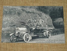 Original WWI Photo Postcard ITALIAN FIELD ARTILLERY AMMO TRUCK Italy Front 277