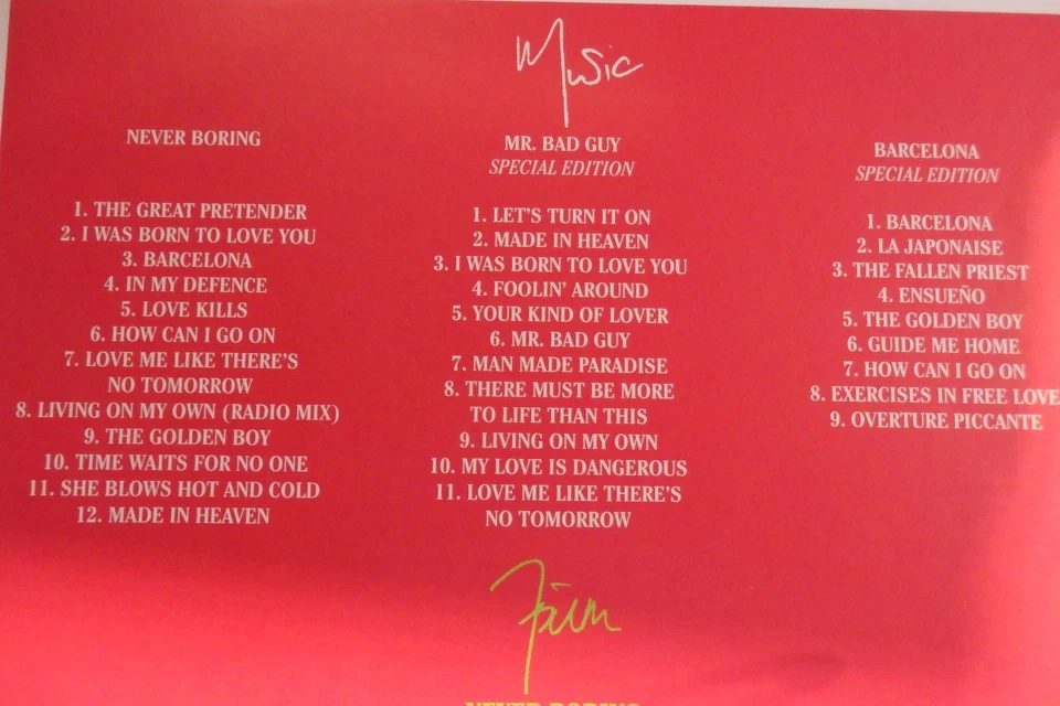 FREDDIE MERCURY - Never Boring - Lim. 3 CD/DVD/BluRay-Box Mercury 2019 - - Bild 2 von 3