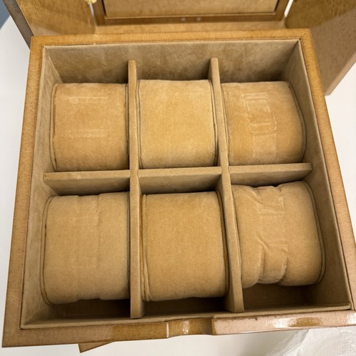 Schreibtisch Vintage Holz Uhr Organizer und Schmuck Aufbewahrung Thomas Pacconi Herren - Bild 5 von 18