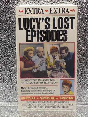 Lucy's Lost Episodes NR Sketch Comedy Documentary Biography VHS New Factory Seal