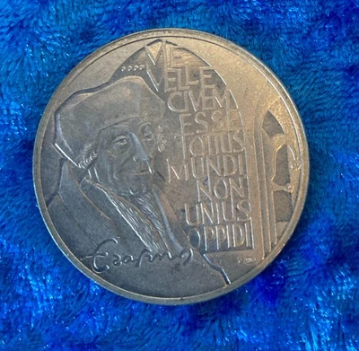 Medaille Niederlande 1991 2 1/2 ECU Erasmus von Rotterdam - Bild 1 von 2
