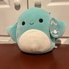 NEW Squishmallows 8" Maggie the Stingray Blue Kellytoy Springtime Exclusive