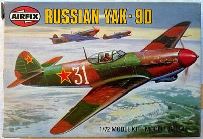 Airfix 61034-8 Yakovlev Yak-9D in unversiegelter OVP 1:72