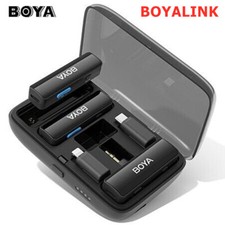 BOYA BOYALINK Wireless Lavalier Microphone System 2 Transmitter All-in-One 2.4G