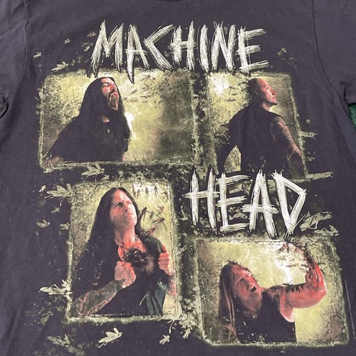 Herren Maschinenkopf rechteckiges Foto T-Shirt Medium schwarz - Bild 2 von 5