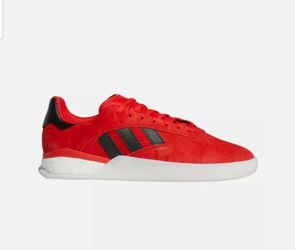 Adidas 3ST.004 Men's Skateboard Shoe Vivid Red/Core Black/Cloud White Size 10