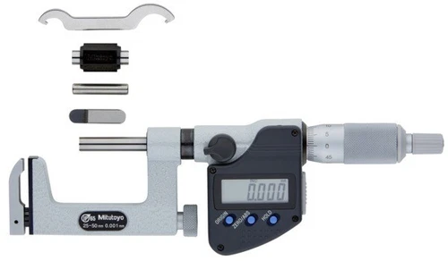 Mitutoyo UniMike METRIC ONLY Multi Anvil Digital Outside Micrometer 25-50mm