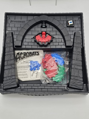 Juego familiar de equilibrio Acróbatas Bat Battiest 1989 Pressman casi completo de colección - Imagen 8 de 15