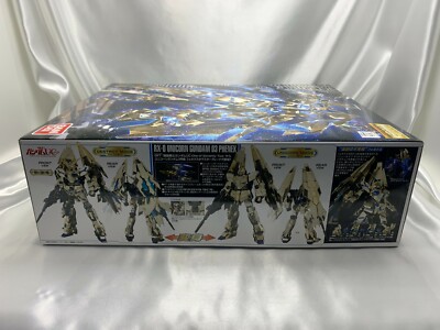 Bandai MG 1/100 RX-0 Unicorn Gundam 3 Phenex (Narrative Ver.) - Modello In Plastica, Rivestimento Oro - 2