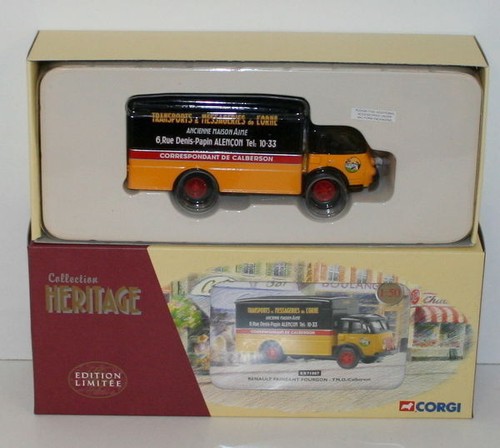 CORGI 1/50 EX71007 - RENAULT FAINEANT FOURGON - T M O CALBERSON - Picture 2 of 3