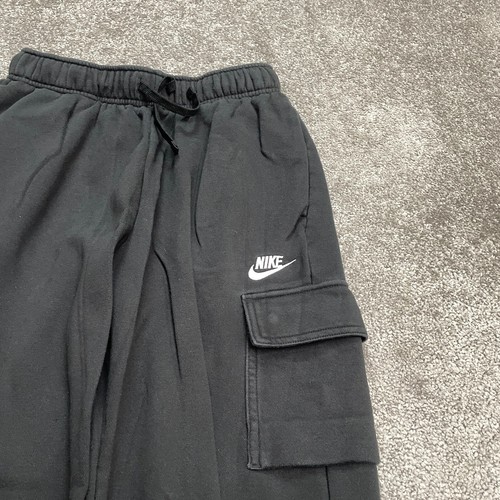 Nike Cargo Jogger Sweatpants Mens XS Black Elastic Waist Casual Active Athletic - Picture 3 of 15
