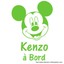 Autocollant Bébé à Bord Mickey - Personnalisable Avec Un Prénom, Modèle Voiture, Fabriqué En France
