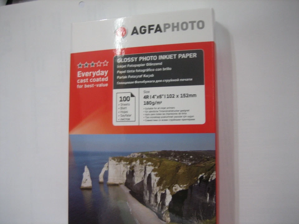 Agfa Photo Inkjet Paper 10x15 cm A6 / 100 Sheets 180g Glossy Paper - Image 3 of 4