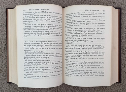 Vintage 1961 The Carpetbaggers Harold Robbins First Edition Seventh Printing - Foto 13 di 16