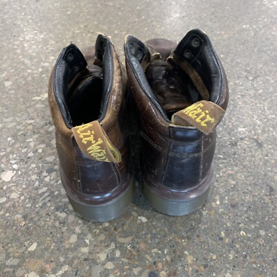 Vintage Dr Martens 8287 AirWair Brown Leather Boots Made in  display picture 1