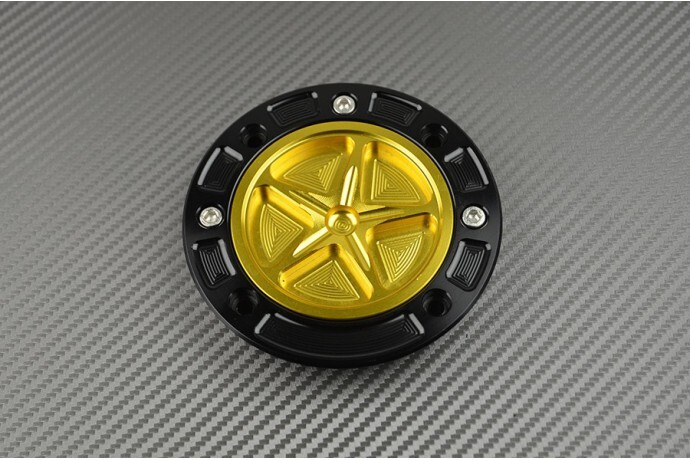 Bouchon de réservoir alu or anodisé haut de gamme pour Suzuki TLS 1000
