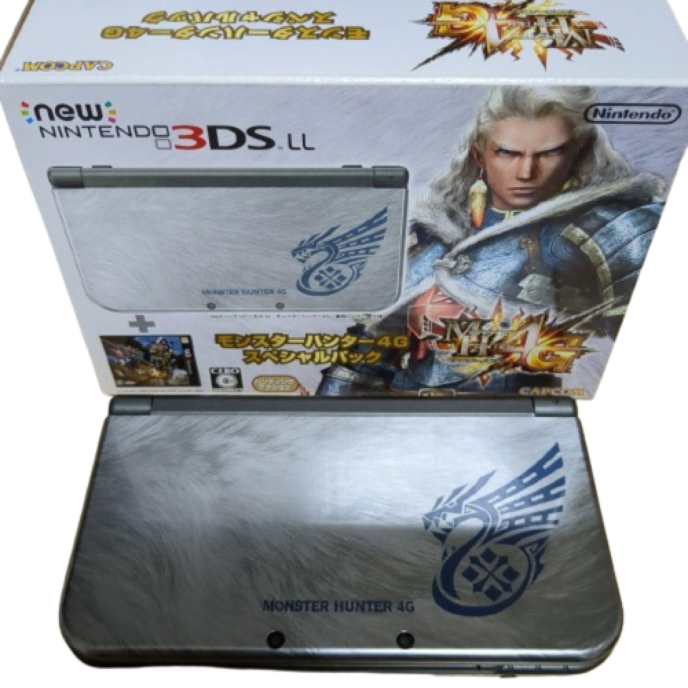 New Nintendo 3DS LL XL Monster Hunter 4G Special Pack Edition w/Box