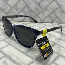 NWT Foster Grant Sunglasses LP 1803 PRP TORT POL Purple Tortoise Frames