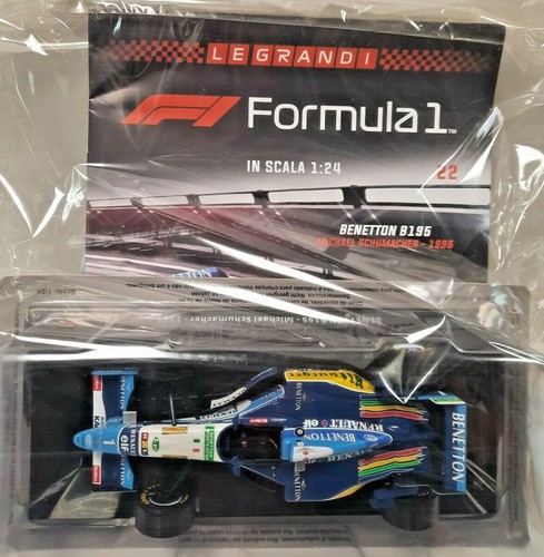 Modèle Réduit 1:24 Benetton B195 F1 1995 - Michael Schumacher, Collection Altaya, Neuf