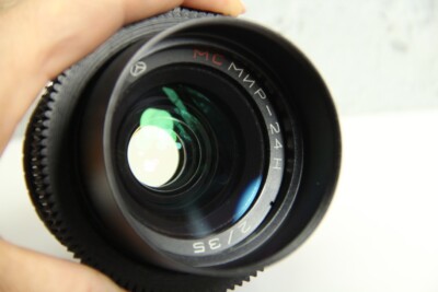 MC Mir-24H 35mm F/2 USSR Lens For Kiev, Nikon. Nikon F mount