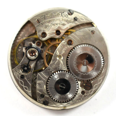 Vintage Waltham Grade 225 12s 15J OF Pocket Watch Movement lot.fa