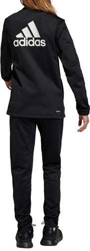 adidas Essentials Big Logo Junior Tracksuit Black Kids Youth 3 Stripes - Picture 2 of 9