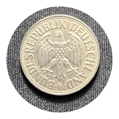 Germany 1 Deutsche Mark 1966 F Coin German Eagle - Picture 2 of 2