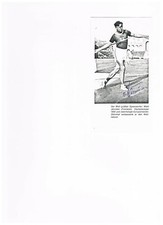 Matti Järvinen, mistrz olimpijski 1932 lekkoatletyka rzucanie włócznią Finlandia, rzadkość!