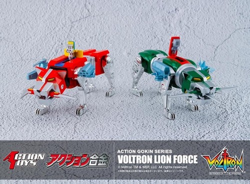 Action Toys Voltron Gokin Series Diecast Lion Force 9" Action Figure Official - Picture 12 of 12