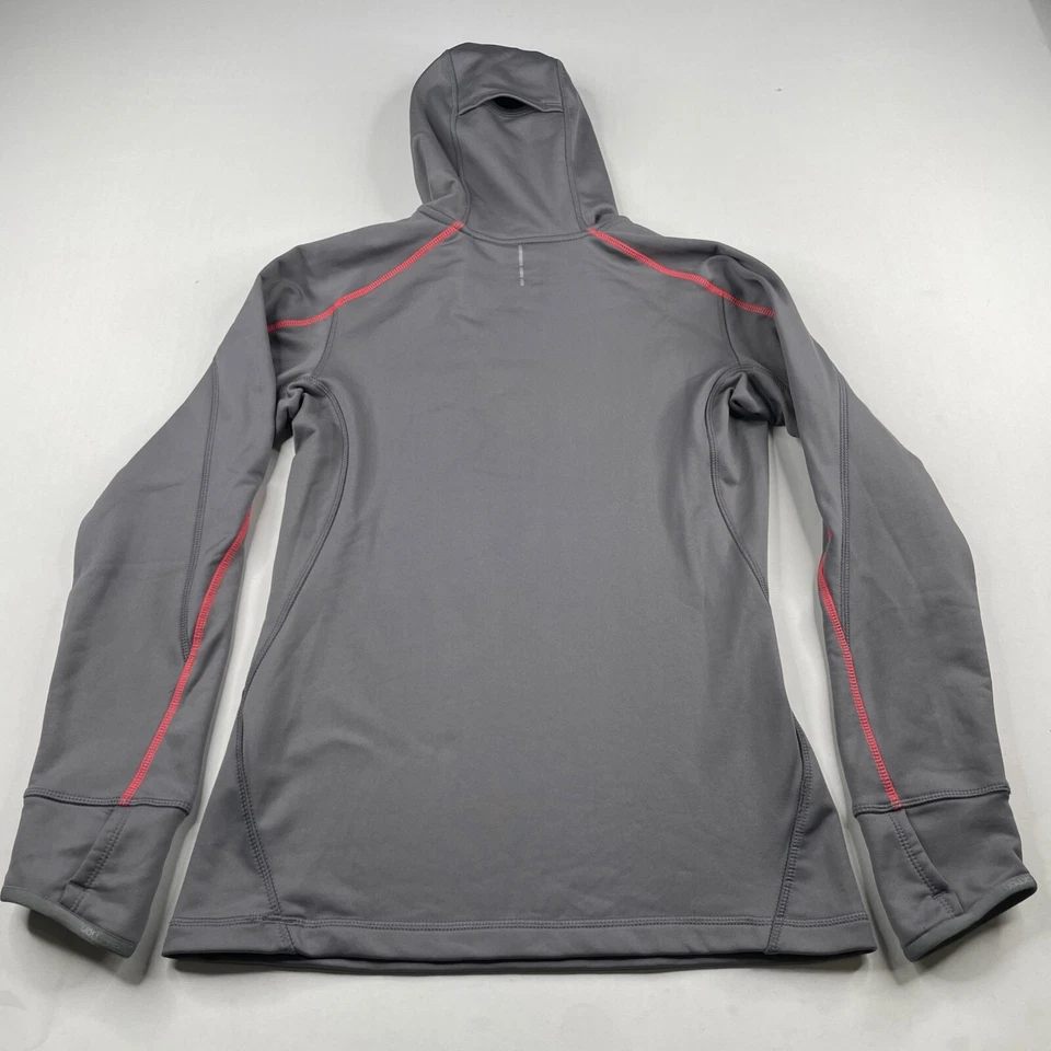 Salomon Sudadera con Capucha Mujer Pequeña Pullover Chaqueta Activa Cola de Caballo Agujero Capucha Actitherm Foto 3 de 4