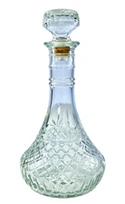 Vintage 1980 Mogan David Wine Co. Limited Ed. Collection Clear Decanter, EXC!