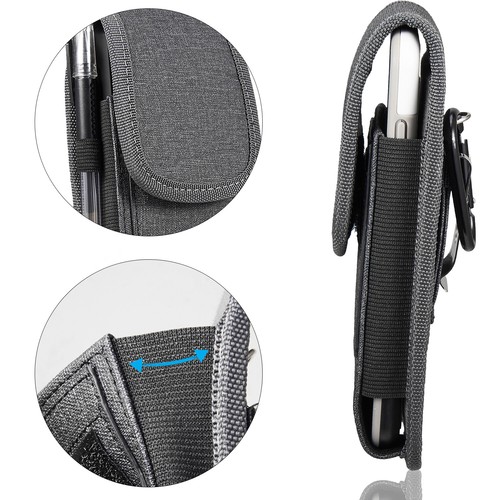 Cell Phone Holster Rugged Belt Clip Loop Pouch Carrying Case For Apple/Samsung - Picture 9 of 38