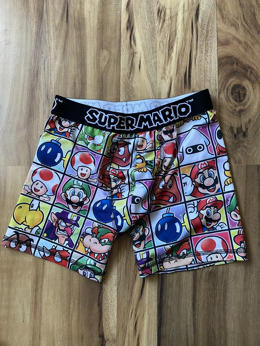 Super Mario Boxer Briefs Underwear Boy Size 8