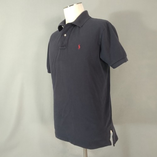 Polo Ralph Lauren shirt men's medium blue short sleeve cotton - Picture 4 of 12