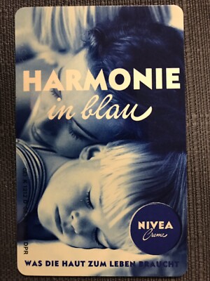 K 1212 D 08.93 6 DM Beiersdorf Nivea Harmonie in blau nur 3600 Ex. Neu***Mint***