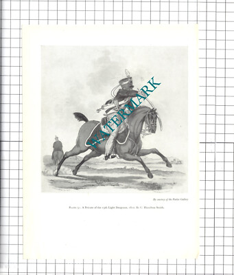 13th Light Dragoons Private C Hamilton Smith - 1957 Clipping / Print