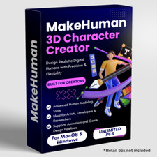 MakeHuman 3D Character Creator - Mac  Windows Photorealistic Modeling Software