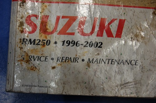 2000 96-02 RM250 REPAIR MAINTENANCE SERVICE MANUAL 0892878061 - Picture 2 of 15
