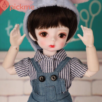 1/6 BJD Doll SD Jointed with Face Makeup Delicate and Cute Gift Optional Gender