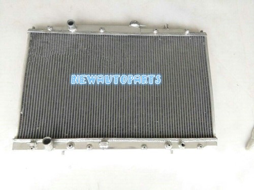 Aluminum Radiator +Fans For 1999-2004 Honda Odyssey Isuzu Oasis 2.3 L4 3.5 V6 AT - Picture 5 of 6